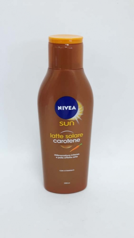 nivea sun  milk carrots
